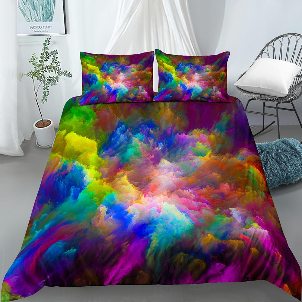 Viacfarebná Dymová Prikrývka