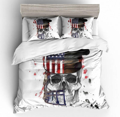 Vintage American Skull Obliečka Na Perinu