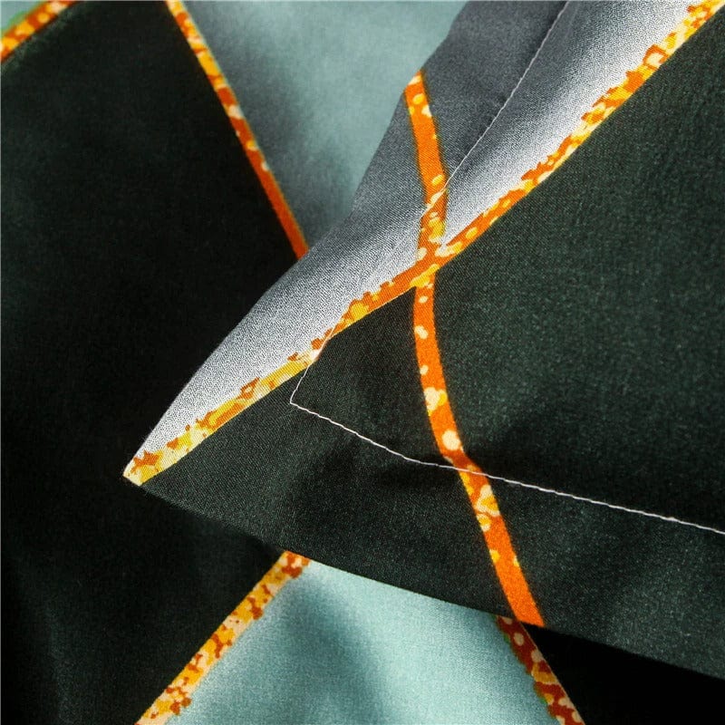 Obliečka Na Perinu Zelená A Žltá Checks