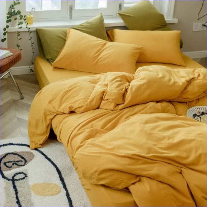 Obliečka Na Perinu Horčicovožltá