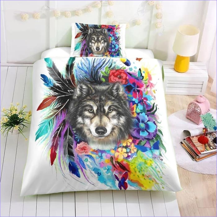 Farebná Obliečka Na Prikrývku Wolf