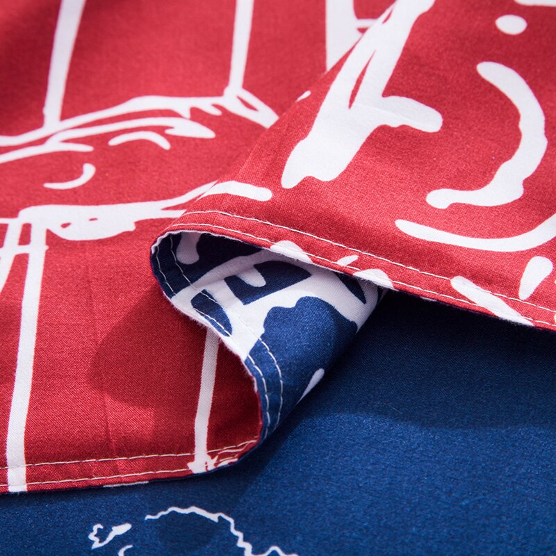 Červená Posteľná Súprava I Love London