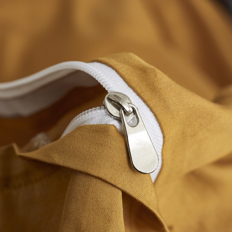 Súprava Obyčajnej Posteľnej Bielizne 100% Bavlna Žltá