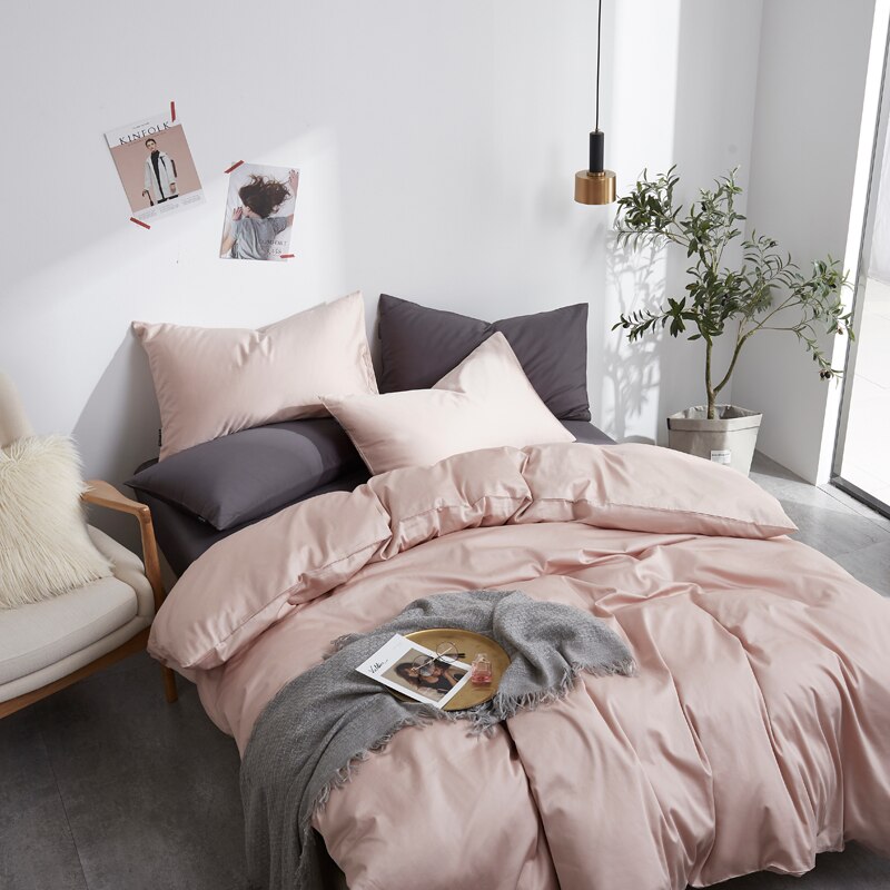 Súprava Obliečok Zo 100 % Bavlny Svetlohnedá