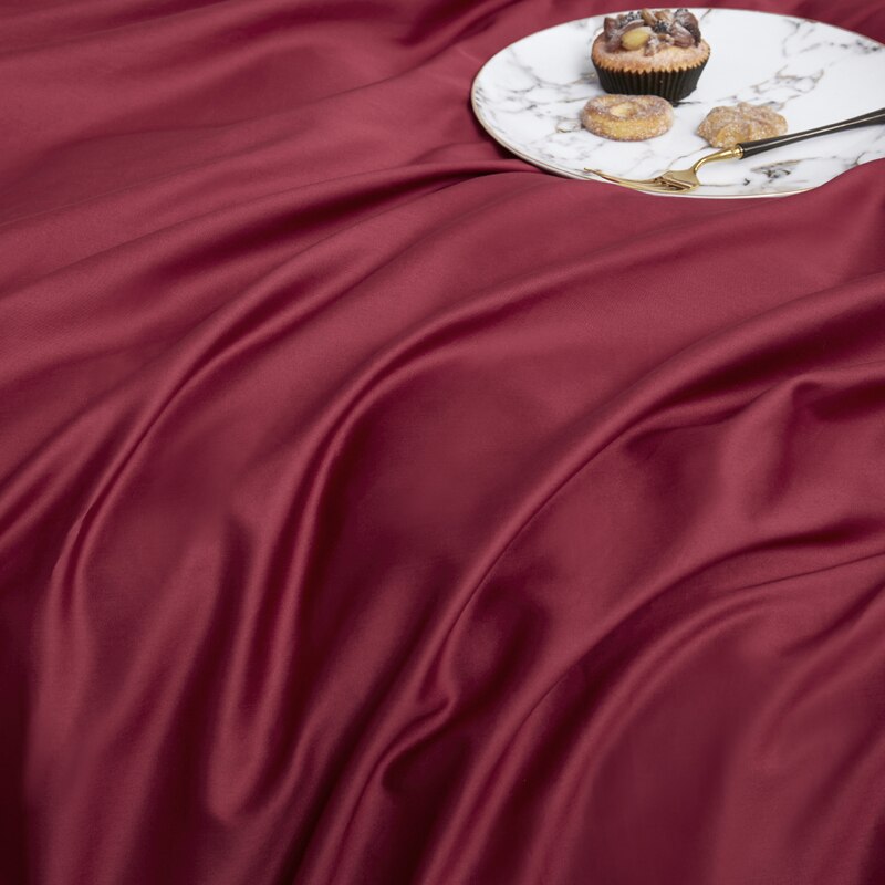 Obliečky Zo 100% Bavlny Obyčajná Červená