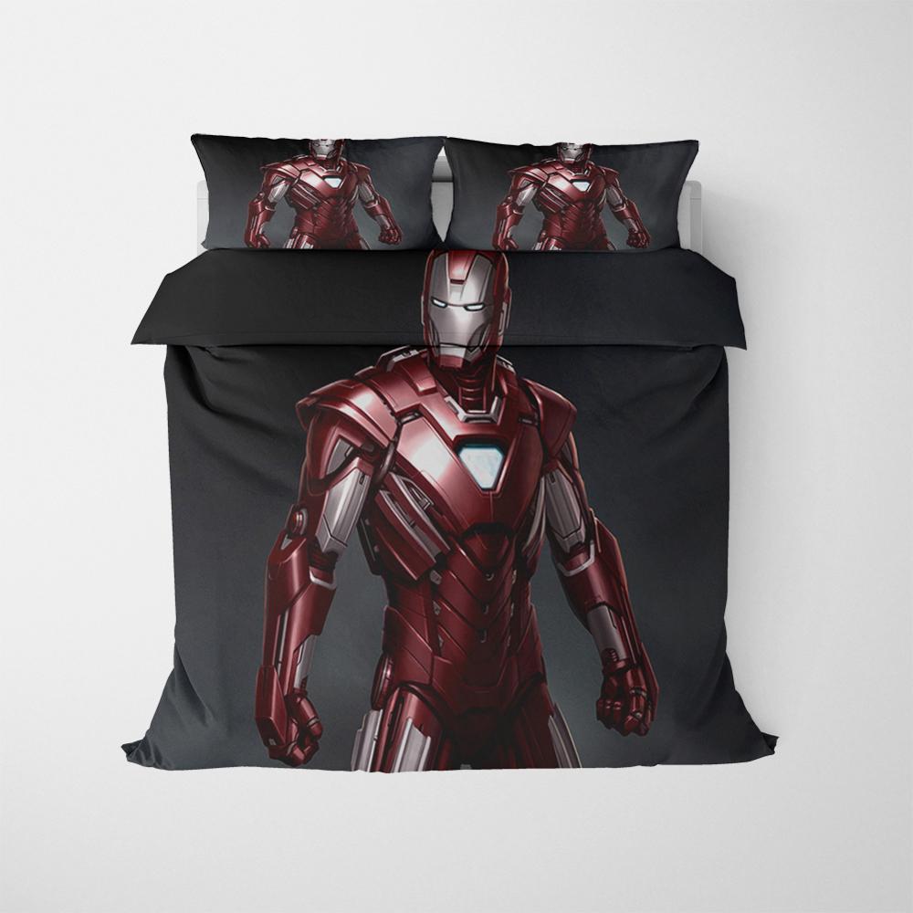 Obliečka Na Perinu Avengers Červená A Zlatá Iron Man Armor