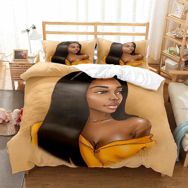 Krásna Žena Obliečka Na Perinu