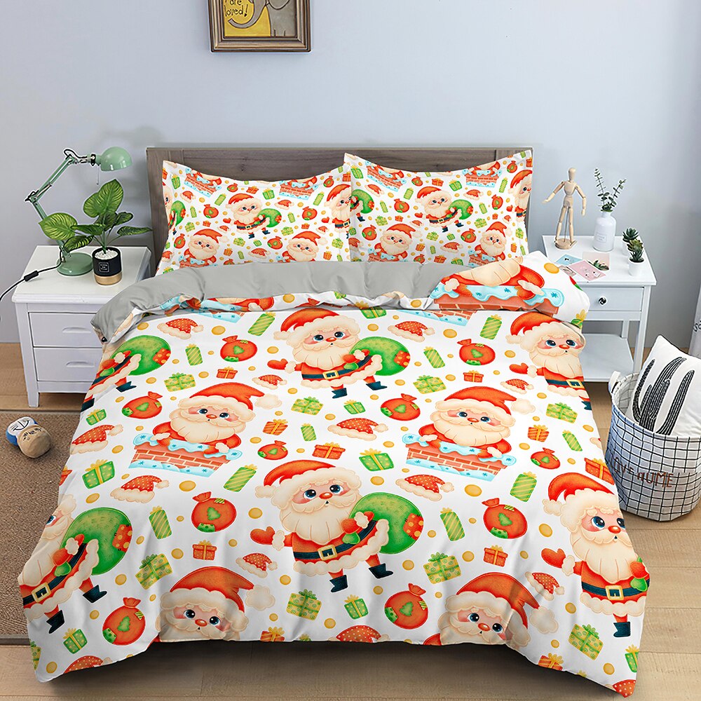 Biela Obliečka Na Prikrývku Santa