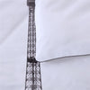 Biela Obliečka Na Prikrývku Eiffelova Veža