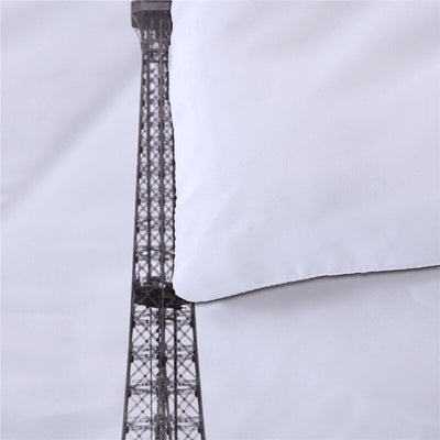 Biela Obliečka Na Prikrývku Eiffelova Veža