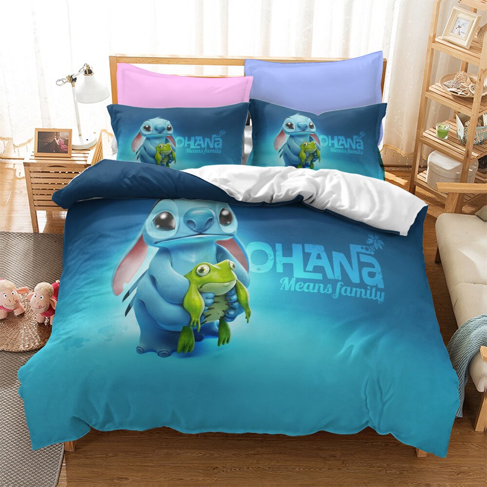 Modrá Prikrývka Lilo And Stich Ohana