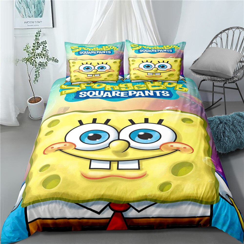 Obliečka Na Prikrývku Sponge Bob Square