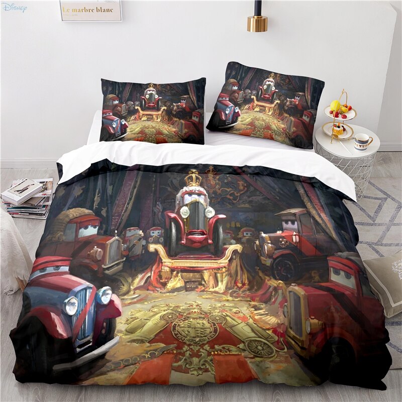 Obliečka Na Prikrývku Cars S Kráľovskou Rodinou