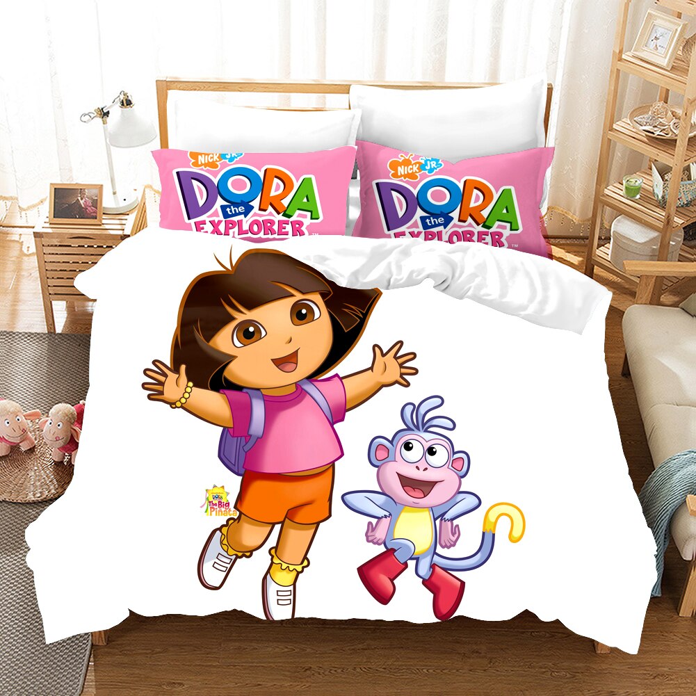 Obliečka Na Prikrývku Dora The Explorer A Biele Papuče