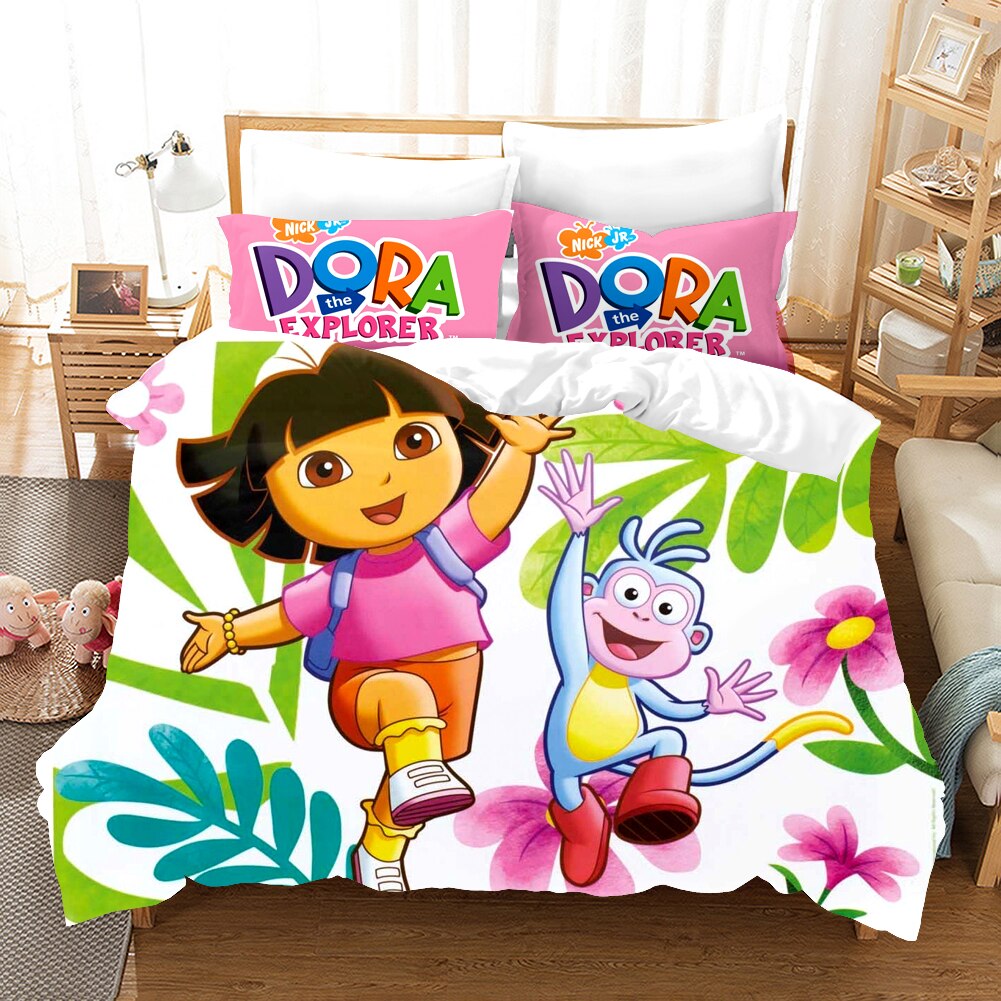 Obliečka Na Prikrývku Dora The Explorer A Topánky V Džungli
