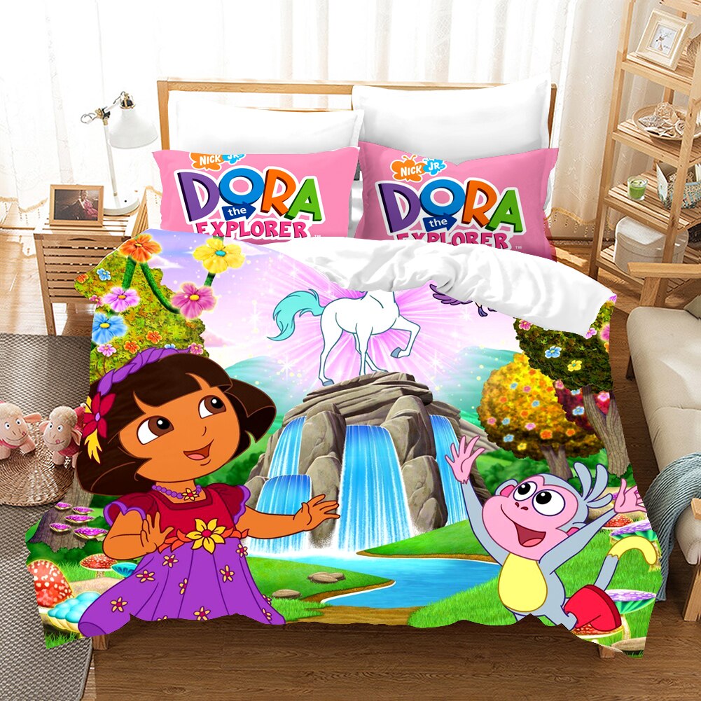 Prieskumníčka Dora A Obliečka Na Prikrývku Unicorn