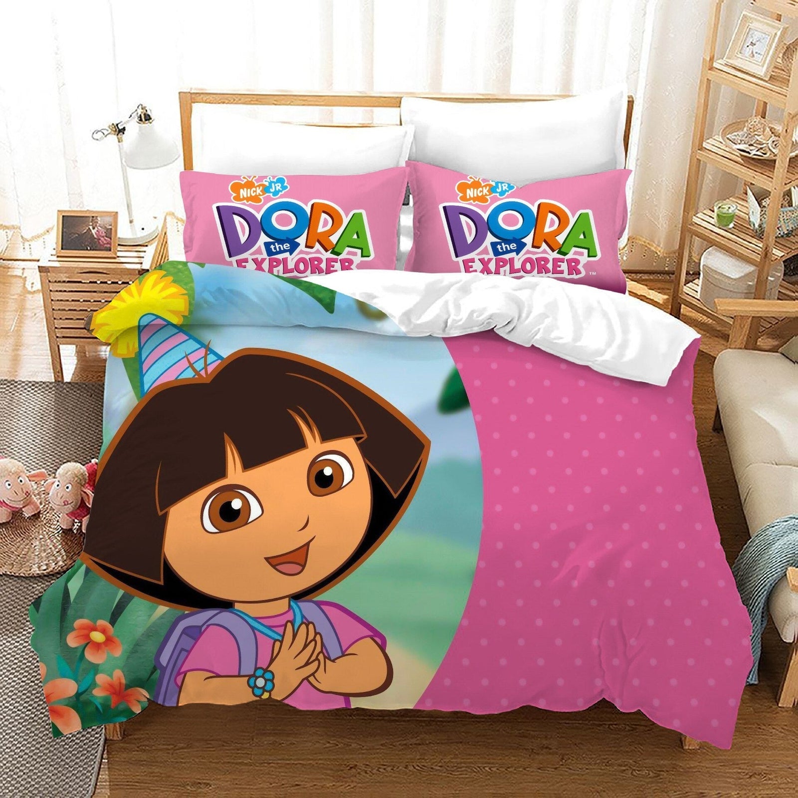 Obliečka Na Perinu Dora The Explorer Ružová