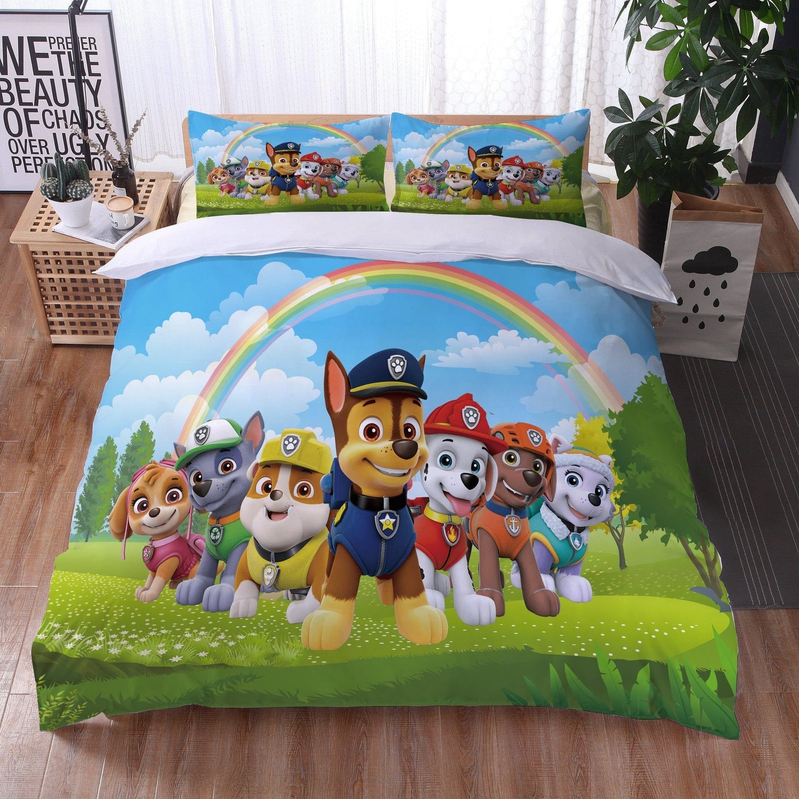 Obliečka Na Paplón Paw Patrol Rainbow Team