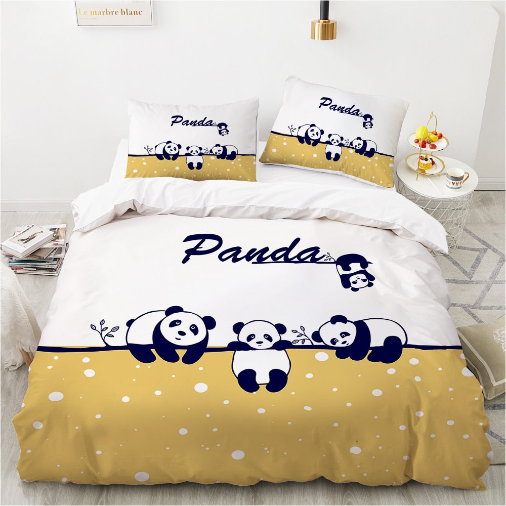 Roztomilá Rodinná Prikrývka Panda