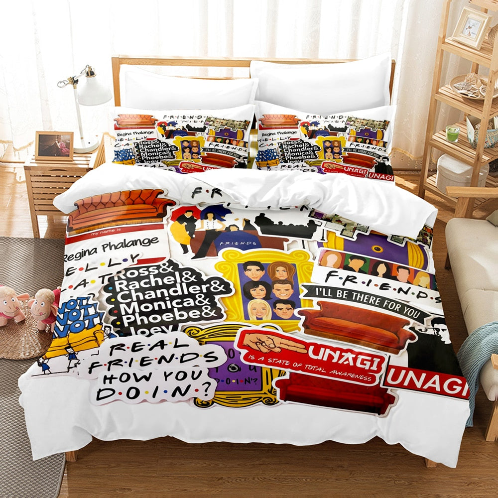 Obliečka Na Perinu Kresba Priateľov