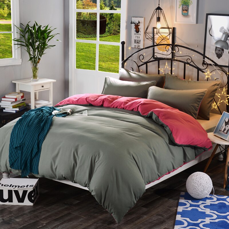 Sivá A Ružová Polyesterová Prikrývka