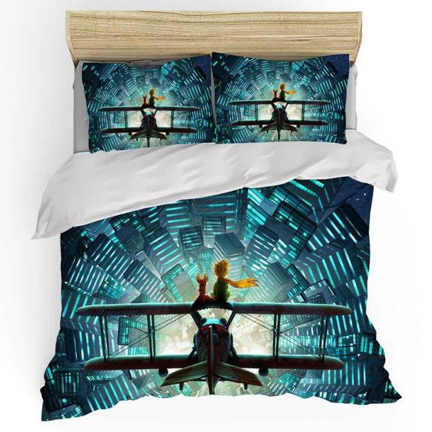 Obliečka Na Prikrývku Malý Princ V Lietadle