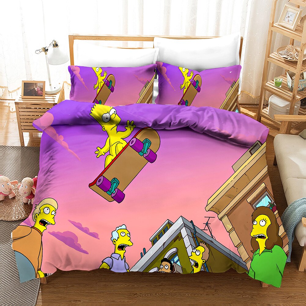 Obliečka Na Perinu The Simpsons Bart Skateboard