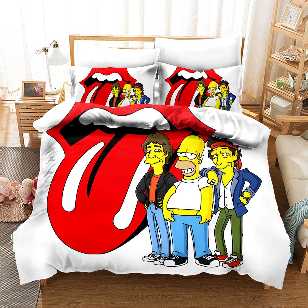 Obliečka Na Perinu The Simpsons Rolling Stones