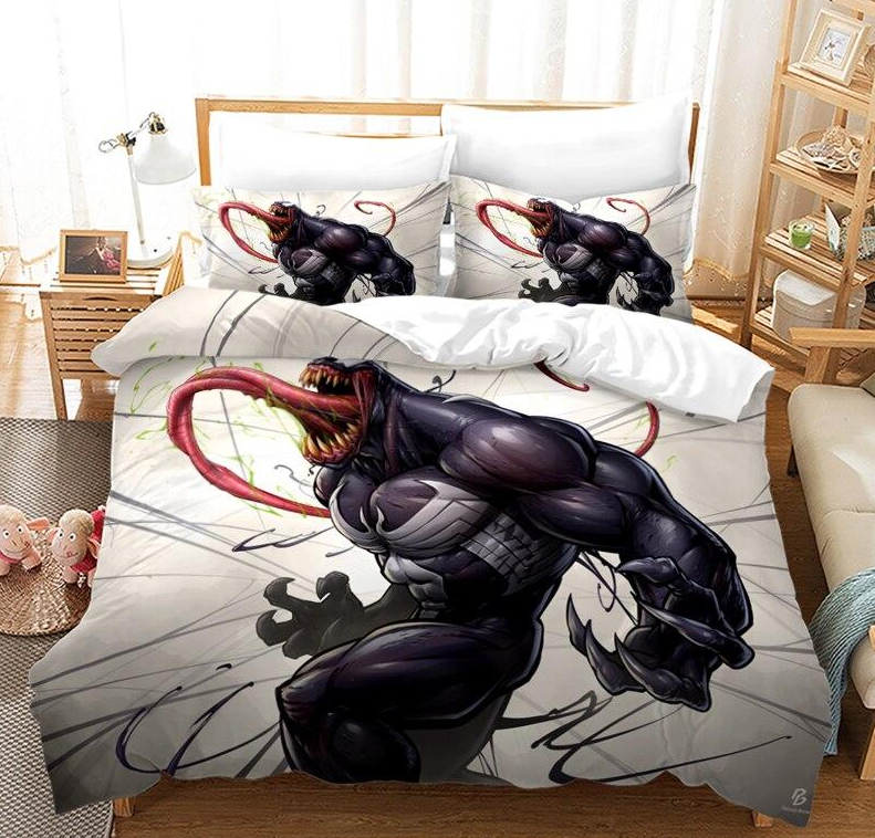 Biela Obliečka Na Prikrývku Marvel Venom