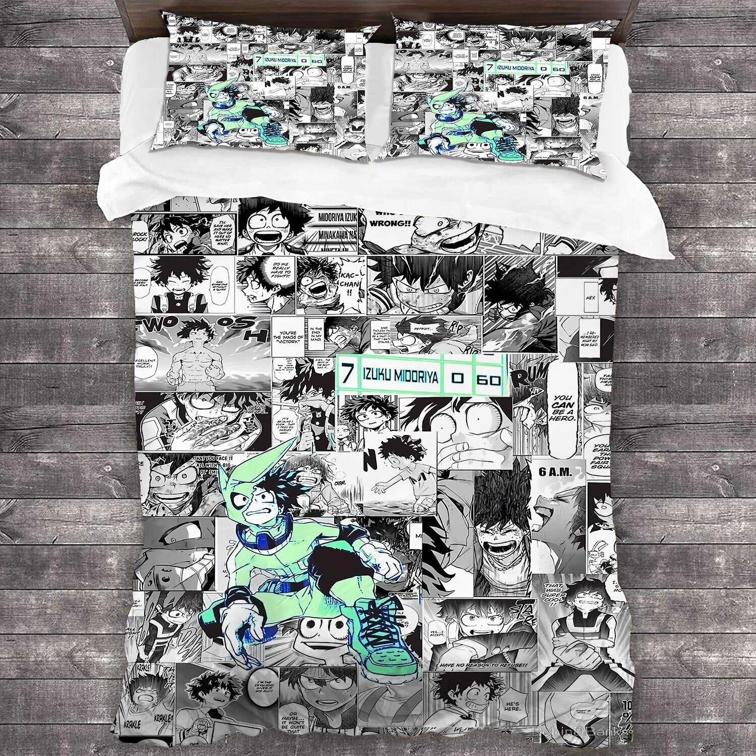 Čiernobiela Prikrývka My Hero Academia