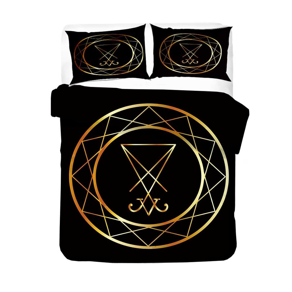 Obliečka Na Prikrývku Čierna Lucifer Gold