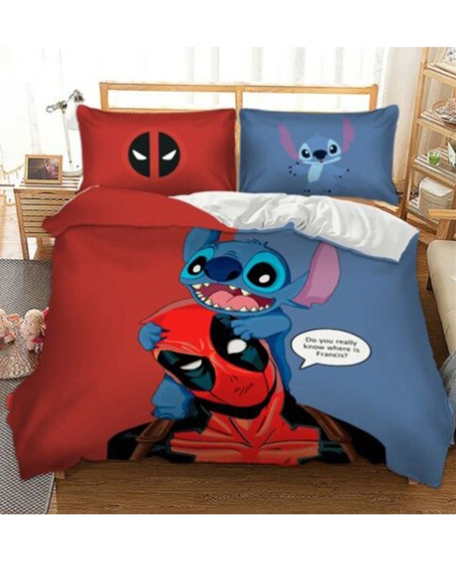 Obliečka Na Perinu Stitch A Deadpool