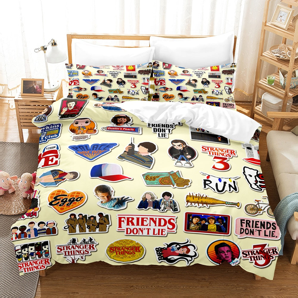 Obliečka Na Prikrývku S Logom Stranger Things