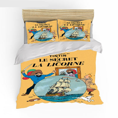 Obliečka Na Perinu Tintin A Kapitán Haddock