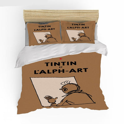 Obliečka Na Prikrývku Tintin Brown