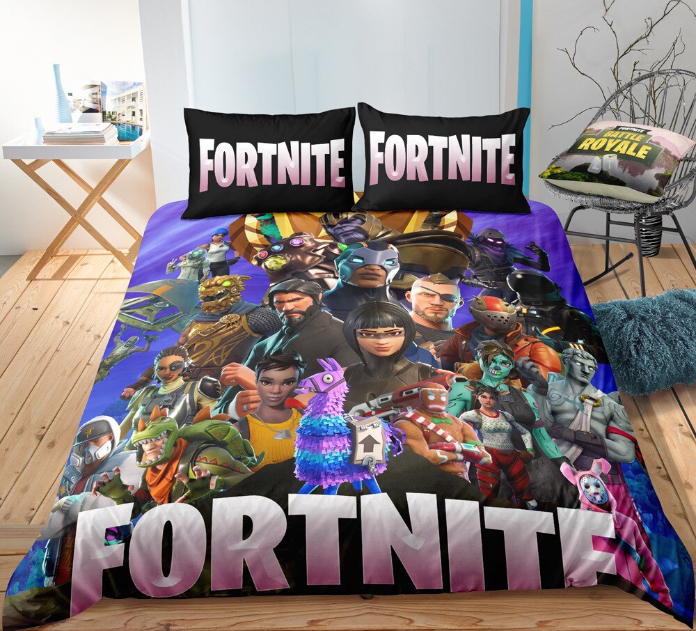 Obliečka Na Prikrývku Všetky Postavy Z Fortnite