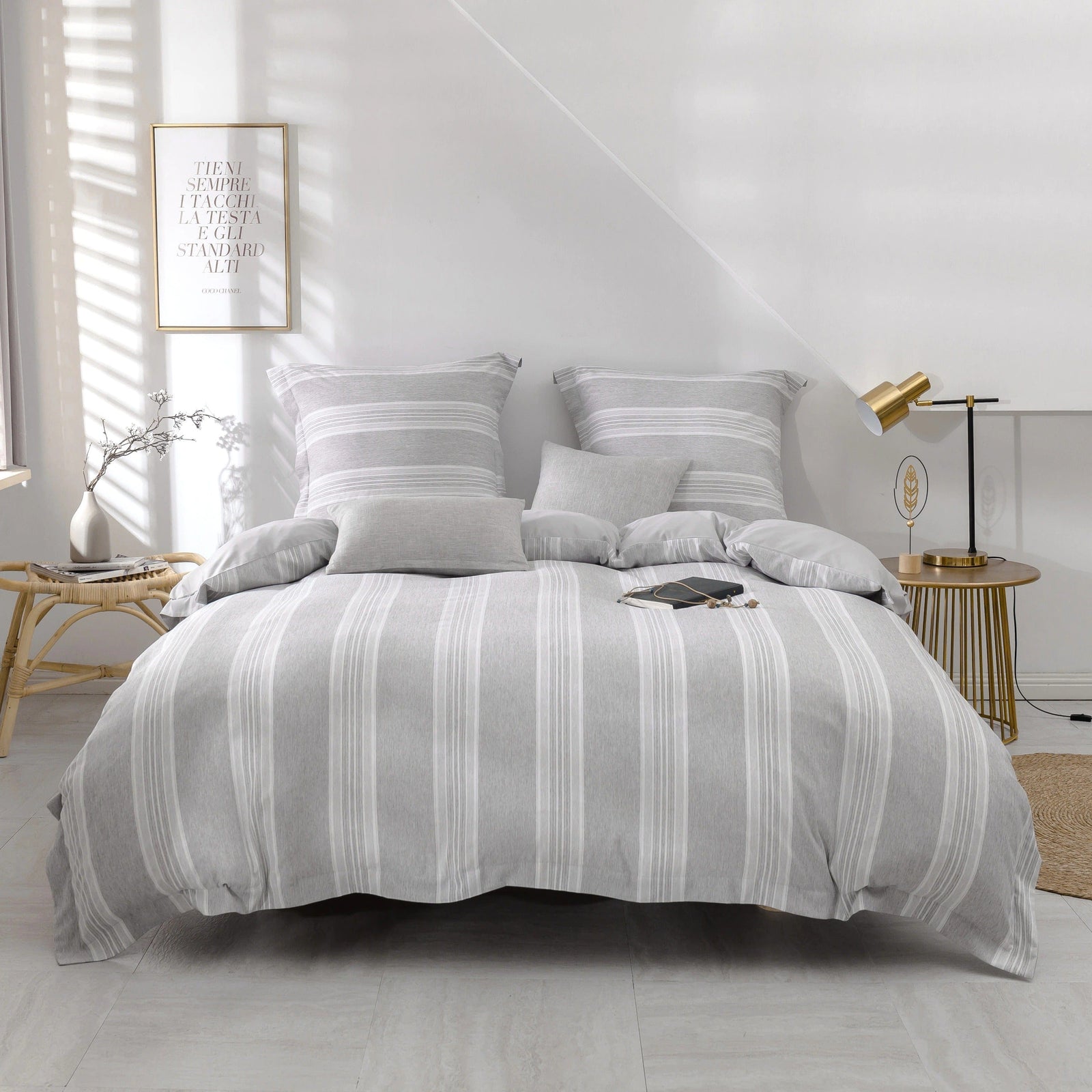 Obliečka Na Prikrývku 200x200 Sivá