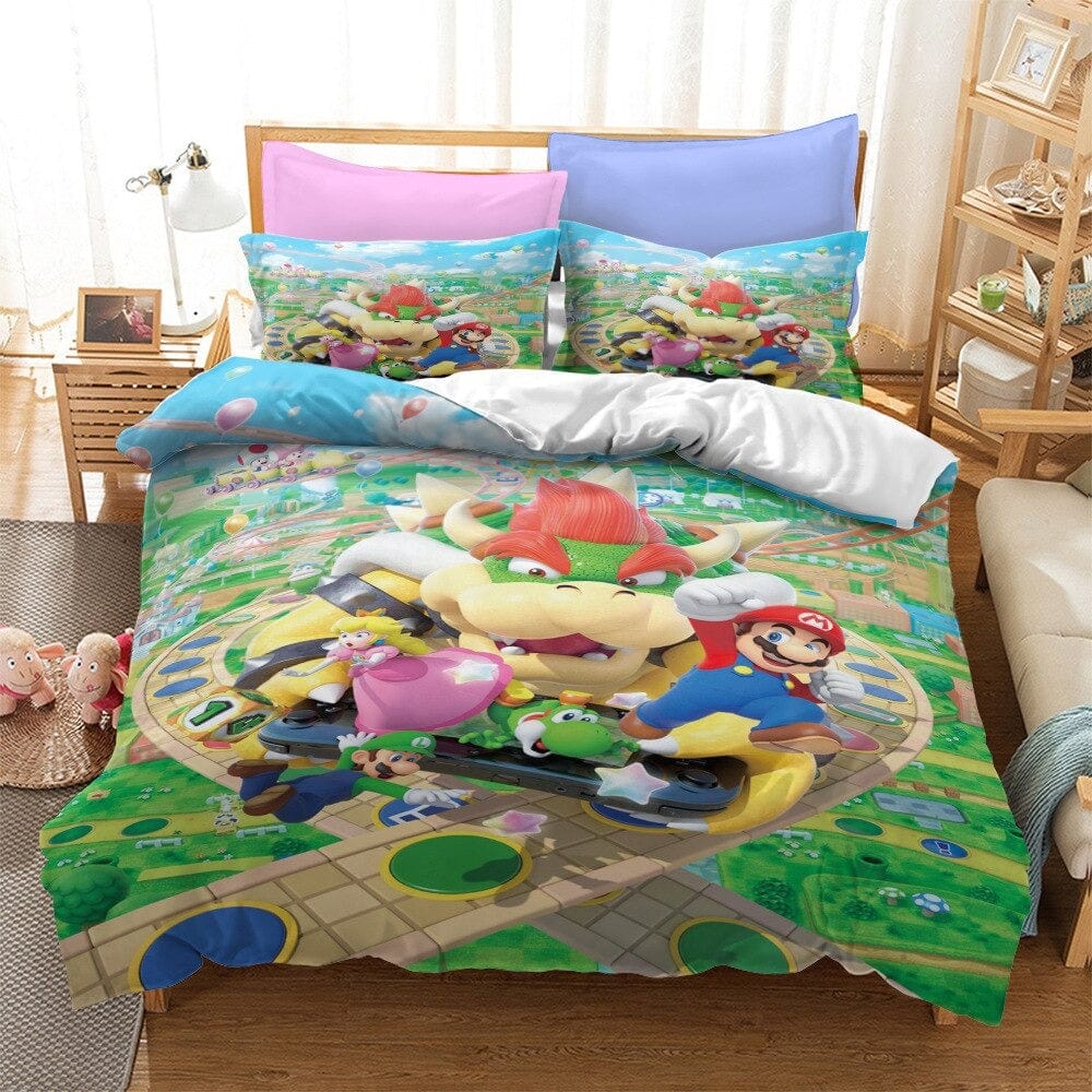 Obliečka Na Prikrývku 200x200 Mario Bowser