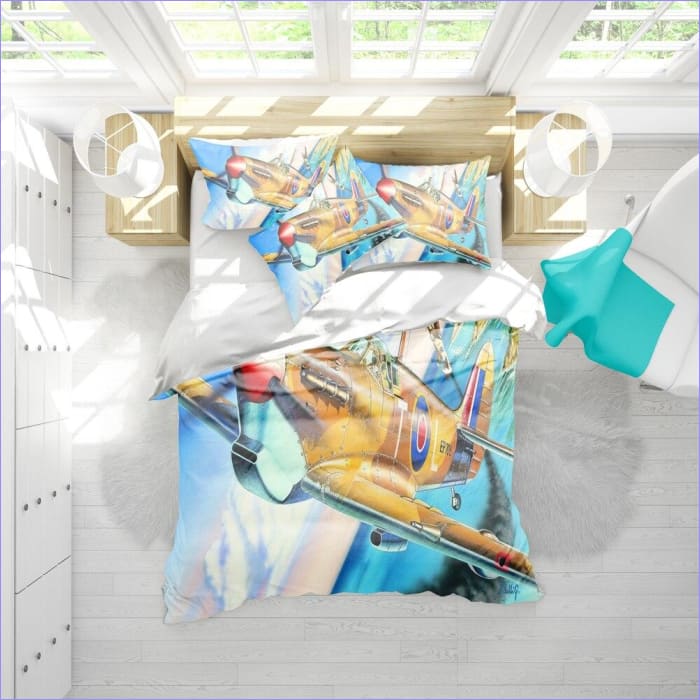 Obliečka Na Prikrývku Spitfire Airplane