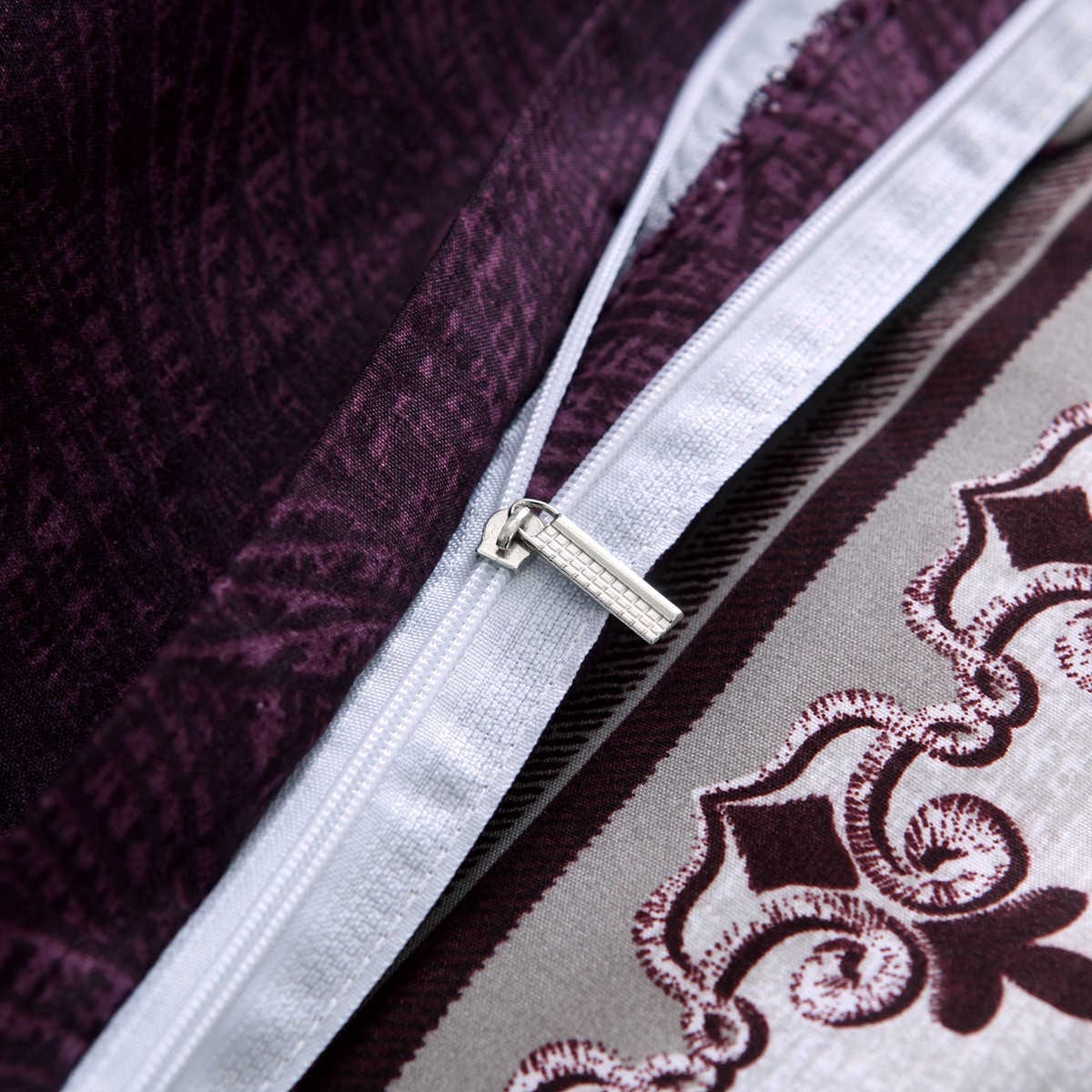 Biela A Fialová Prikrývka