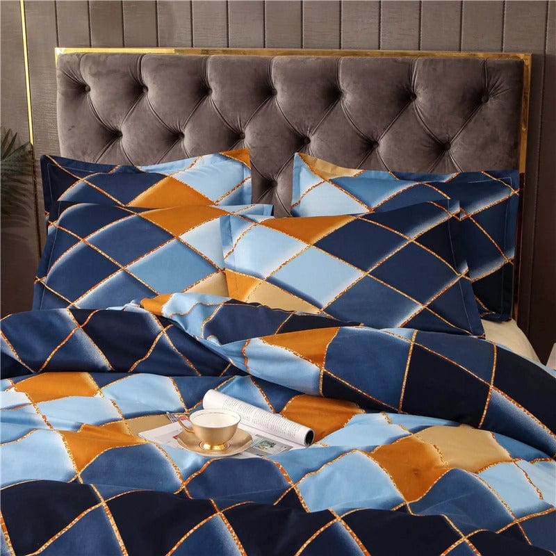 Obliečka Na Prikrývku Námornícka Modrá A Žltá