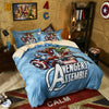 Modrá Obliečka Na Prikrývku Marvel Avengers Zo 100% Bavlny