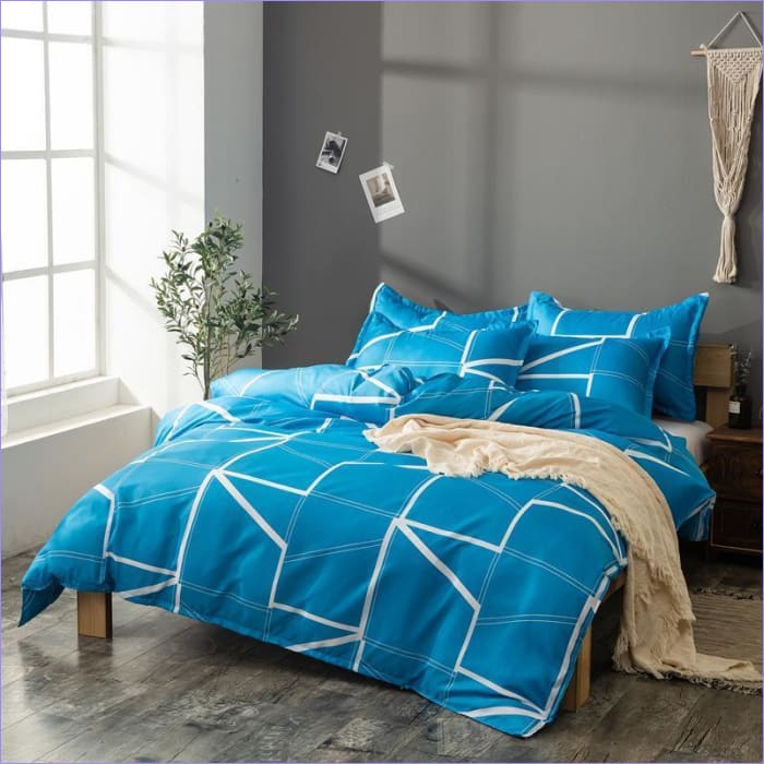 Modro-Biela Prikrývka