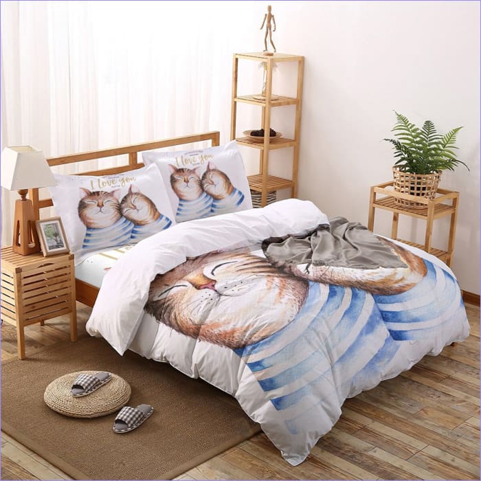 Obliečka Na Prikrývku Cat Milujem Ťa
