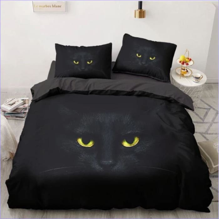 Obliečka Na Prikrývku Black Cat Darkness
