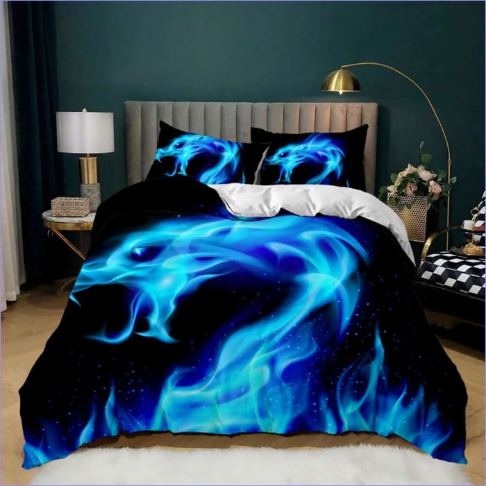 Obliečka Na Prikrývku Blue Flame Dragon