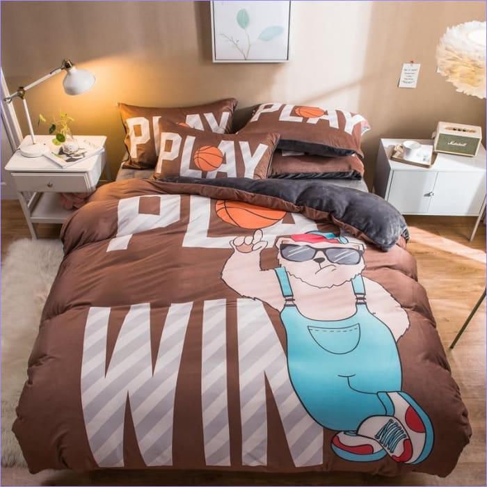 Detská Prikrývka Na Basketbalový Medveď