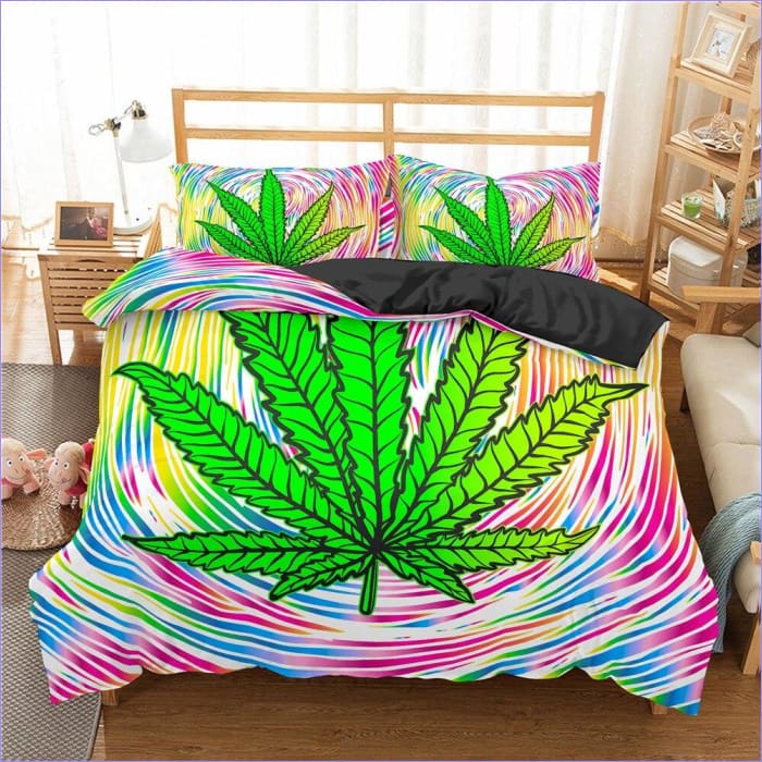 Obliečka Na Prikrývku Cannabis Leaf