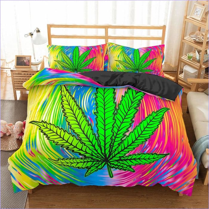 Obliečka Na Prikrývku Cannabis Leaf