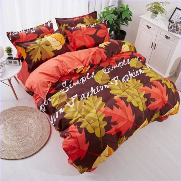 Kvetinová Prikrývka Na Prikrývku Jesenné Lístie